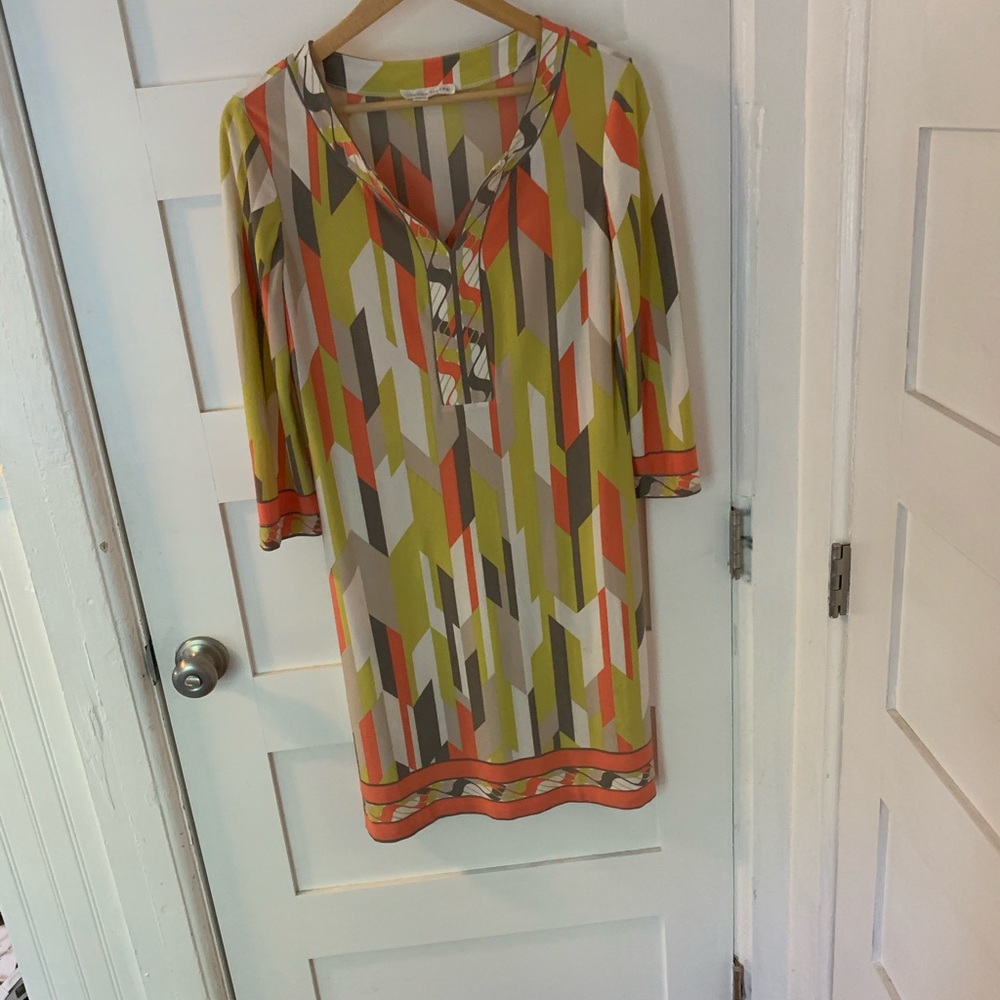 Geometric Patterned Dress - image 1